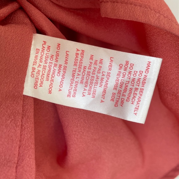 Red Carter Ruffle Mini Dress, Dusty Rose - Picture 8 of 8